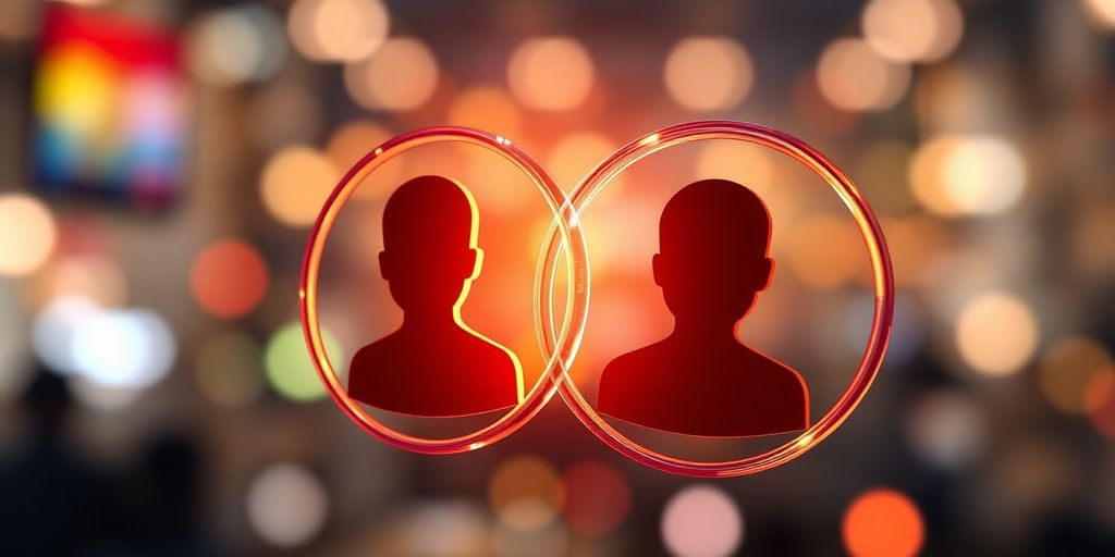 Two merged Google Business Profile icons glowing brightly.